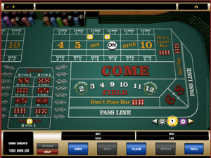 any craps bet microgaming