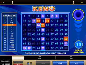 keno microgaming