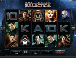 battlestar galactica pokie