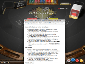 netent real money baccarat rules