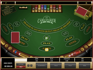 3 card poker royal vegas