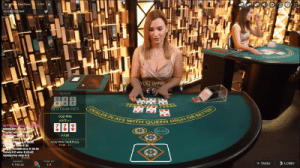 live dealer 3 card poker by evolution gaming