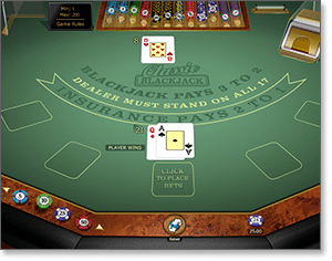 Microgaming Classic Blackjack Gold Series