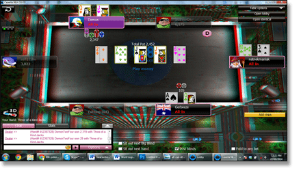 888 Poker in 3D