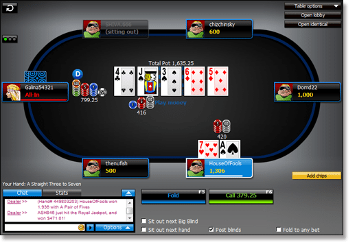 888 Online Poker Tournament