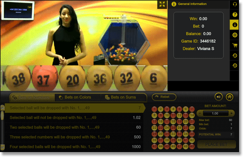 Live Dealer Lottery