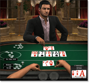 Poker3 Heads Up Hold'Em @ House of Jack Casino
