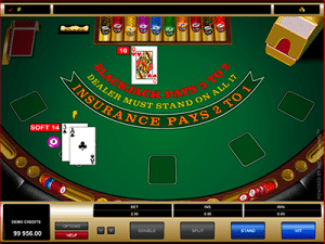 microgaming blackjack soft 14