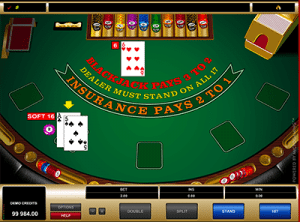 microgaming blackjack soft 16