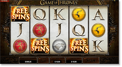 Game of Thrones Scatter Bonus Game