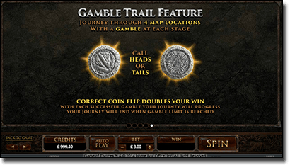 Game of Thrones Video Slot - Gamble Feature