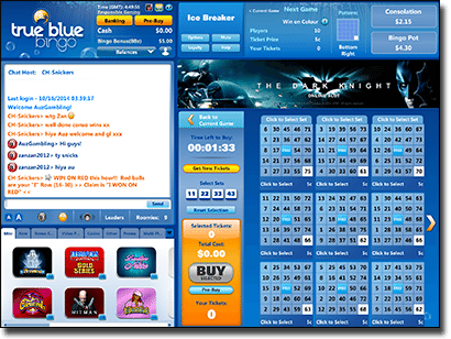 True Blue Bingo - real money online housie