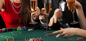Drinking at land-based casinos