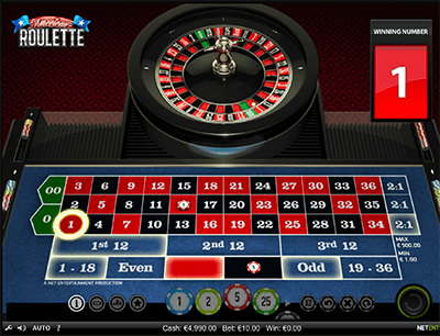 roulette double zero wheel