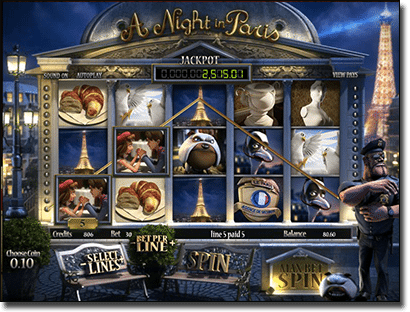 A night in Paris slots