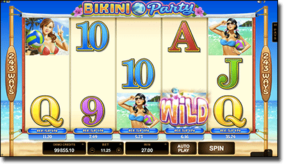 Bikini Party pokies by Microgaming