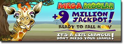 Mega Moolah progressive jackpot online pokies jackpot over 9 million