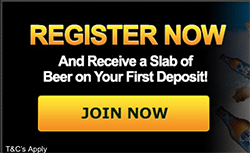 Get free slab of beer at Gday Casino