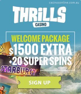 Thrills $1500 bonus promotion for Australians
