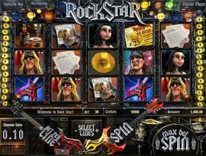 Rockstar 3D online pokies by BetSoft