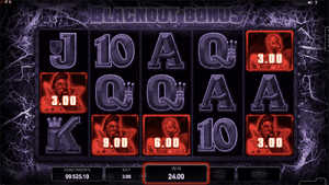 graphics of the bonuses on lost vegas