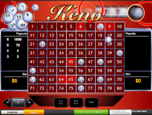 lucky keno numbers generator