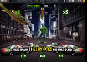 bonus round on the incredible Hulk