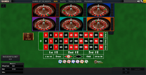 Playtech multi-wheel roulette