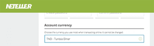 Tunisian users can open a Neteller account
