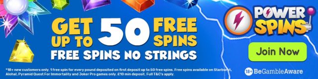 Power Spins casino promo