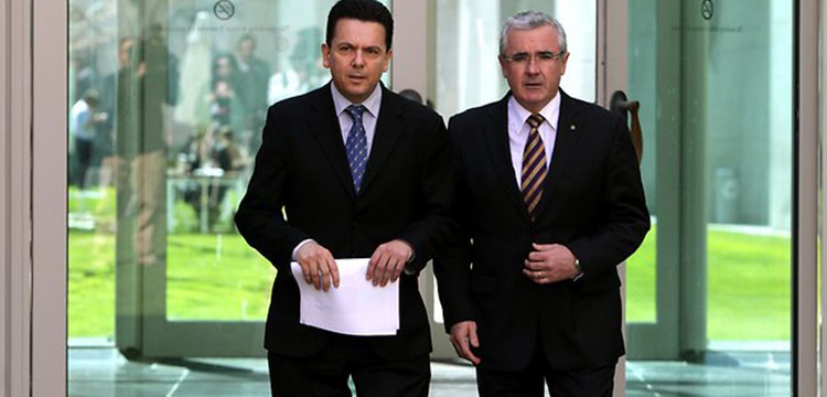 Andrew Wilkie, Nick Xenophon.