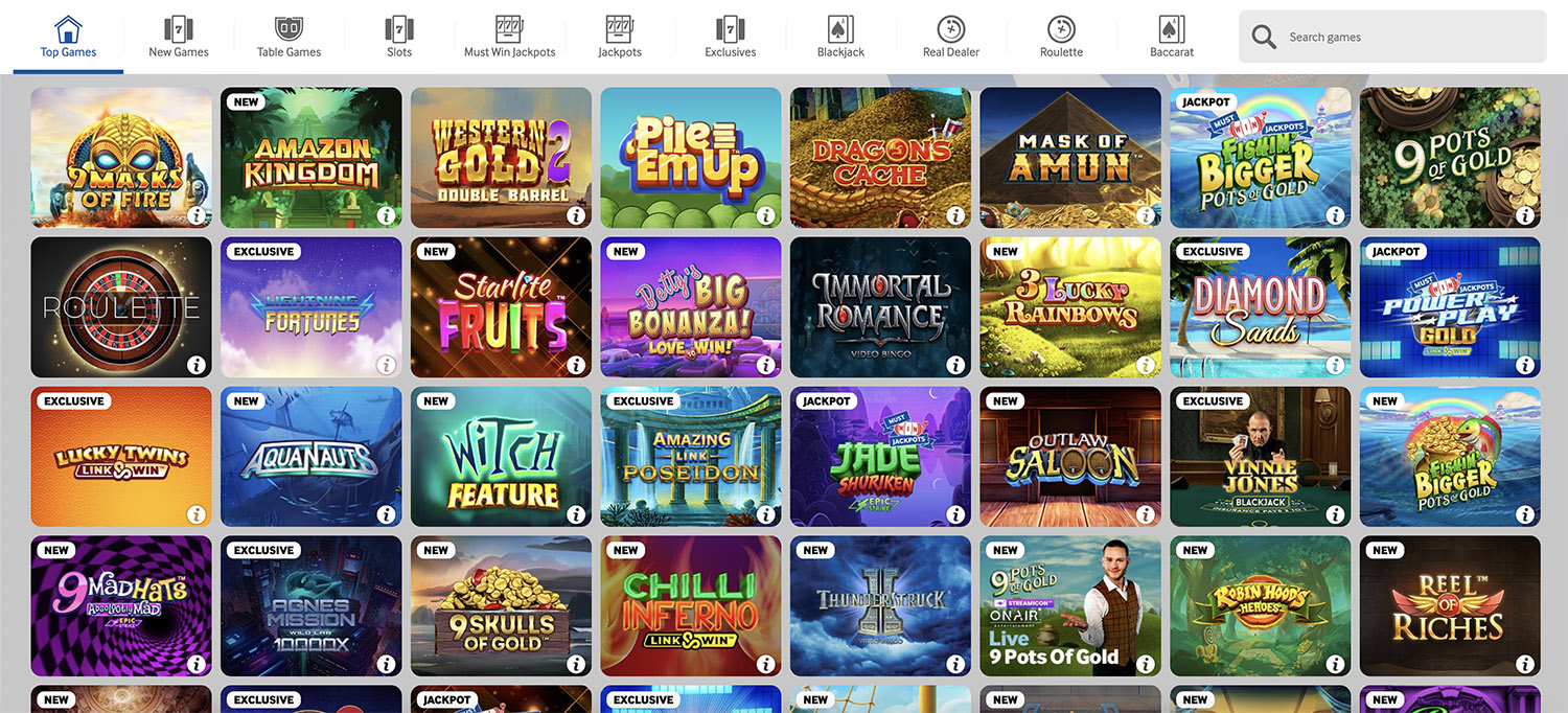 Betway Casino Games