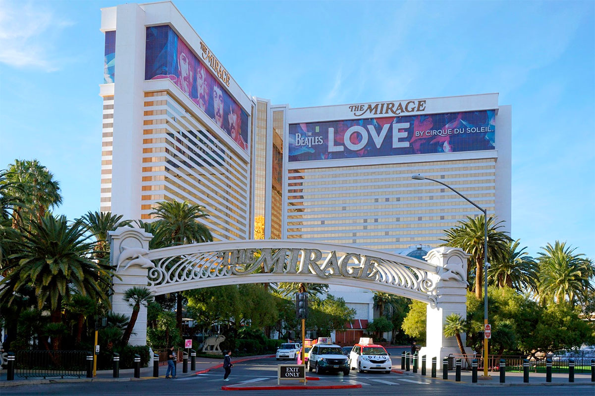The Mirage casino in Las Vegas