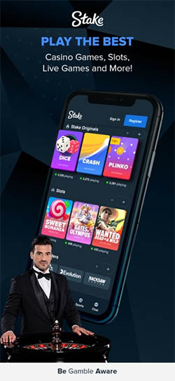 Stake casino is accessible via mobile
