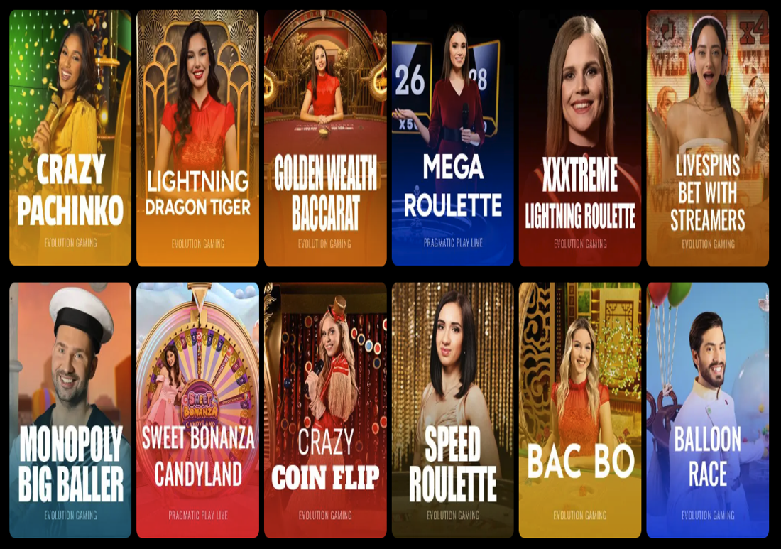 BETMODE Live Casino Selection