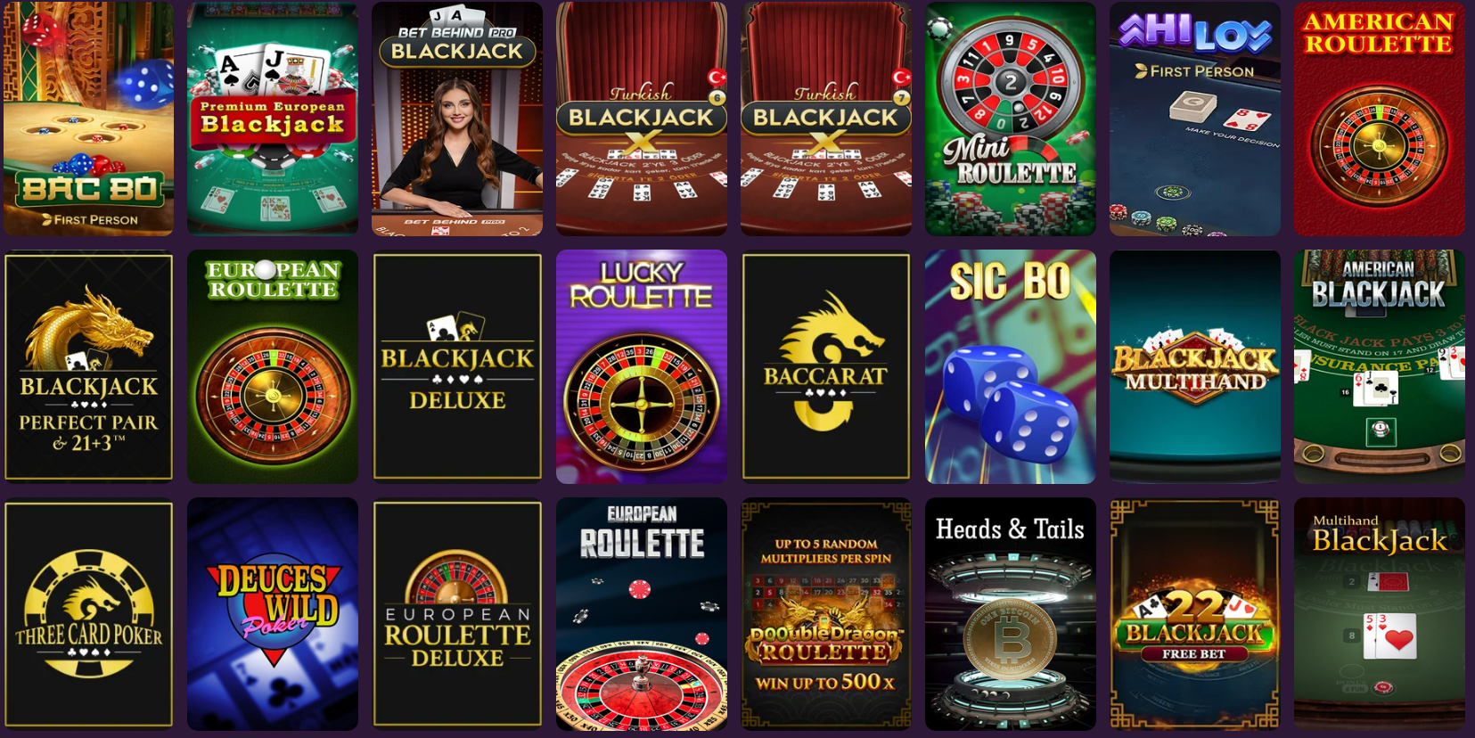 Betzillo Live Table Games