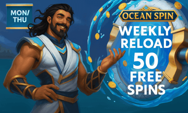 OceanSpin Weekly Reload Free Spins