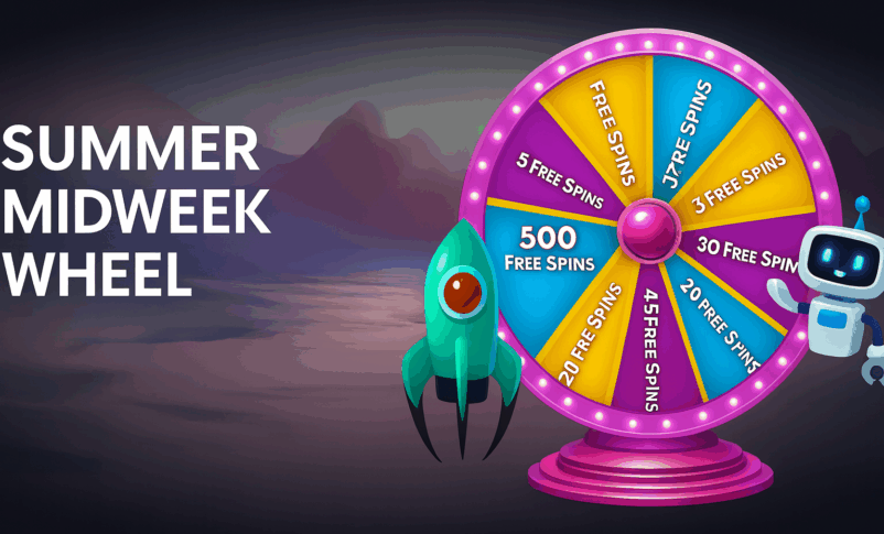 SlotSite Summer Midweek Wheel promotion